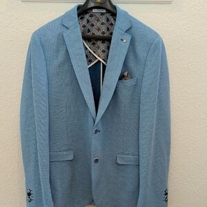 Elegant Light Blue Men's Blazer